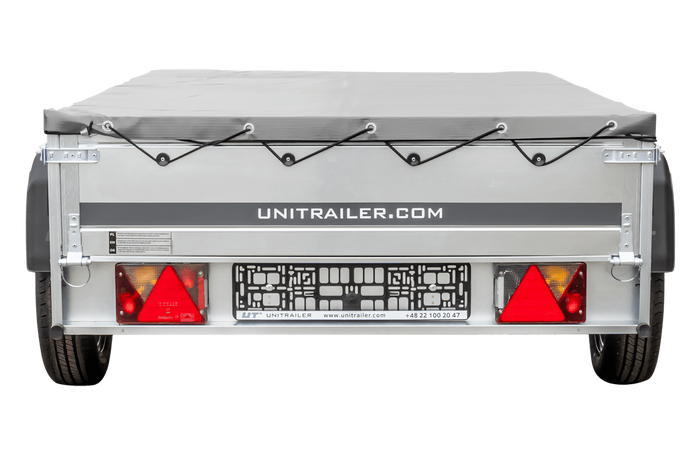 Přívěs Garden Trailer 230 KIPP s šedou plachtou