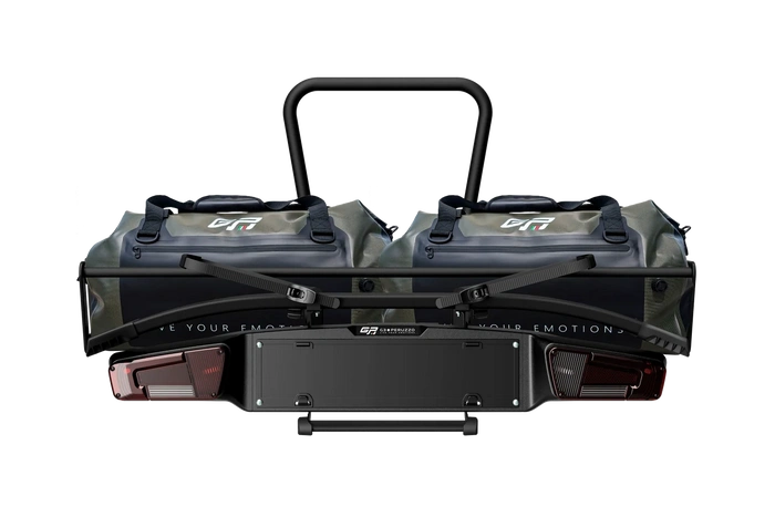 Tažné zařízení GP Saturn s plošinou a adaptéry pro tři jízdní kola (23.GP019-23.GP020-23.GP021)