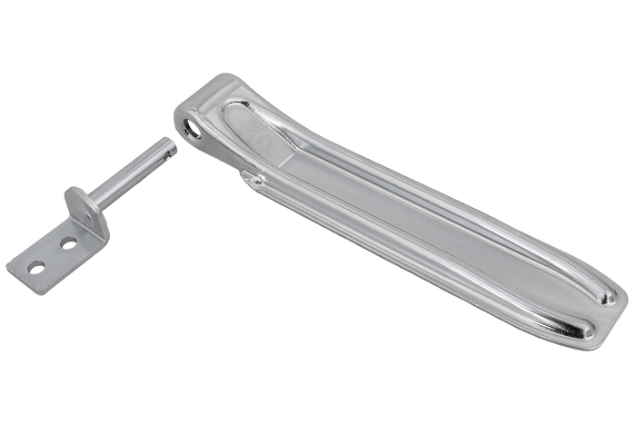 Boční pant s úchytkou STEELPRESS ZW-01.270A+UZ-01B kompletní montáž na bok přívěsu