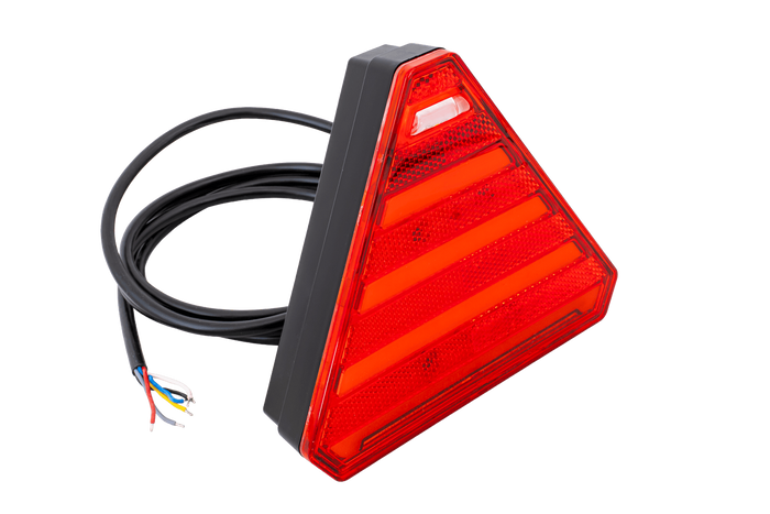 Zadní LED světlo WAŚ W245, univerzální, 6 funkcí