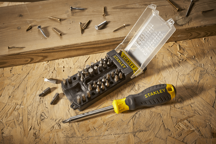 Šroubovák STANLEY MULTIBIT, 34 kusů, sada bitů