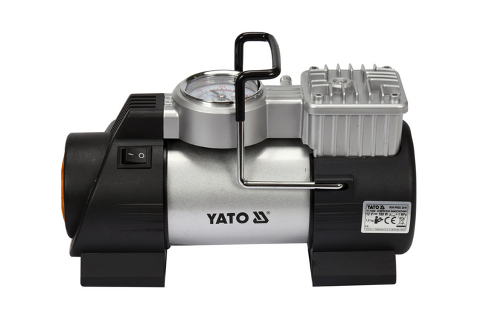 Autokompresor YATO YT-73460 s LED žárovkou 12V 180W