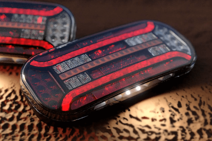 Zadní svítilna FRISTOM FT-610 LED, 6 funkcí, levá