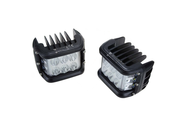 Sada dvou LED pracovních svítilen, reflektor TT TECHNOLOGY TT.13209 12xLED 2200lm