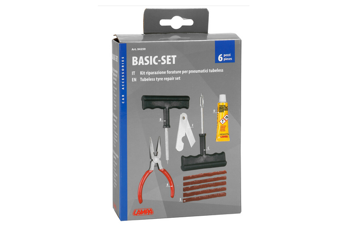 Sada na opravu bezdušových pneumatik LAMPA Basic-set
