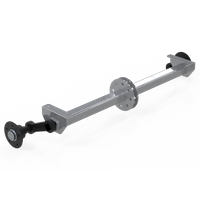 KNOTT VG7-L nebrzděná náprava pro přívěs 750kg 1607mm 2027mm 4x100