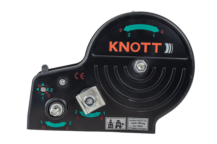 Ruční naviják pro přívěs KNOTT 6X0017.311 900 kg s pásem