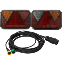 Zadní světla FRISTOM LED + svazek MANTES 5m 7-PIN