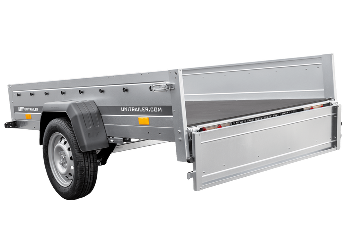 Přívěs za auto na pružinách 230x125 UNITRAILER GARDEN 230/R KIPP