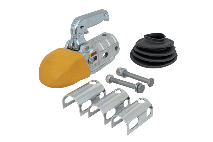 Kulové tažné zařízení STEELPRESS BC-3000C-00-00+Z3 pro přívěs o hmotnosti 3000 kg s trubkovou ojí 35-50 mm, litinové