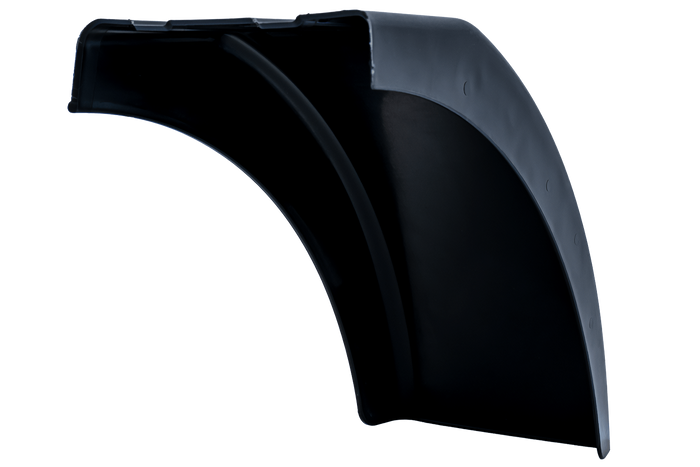 Polovina blatníku pro přívěs DOMAR DR1012201 podběh kola 384/200mm pravý