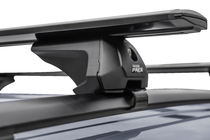 Střešní nosič Inter Pack Virgo IR 120 (G2) s integrovanými lyžinami (černý)