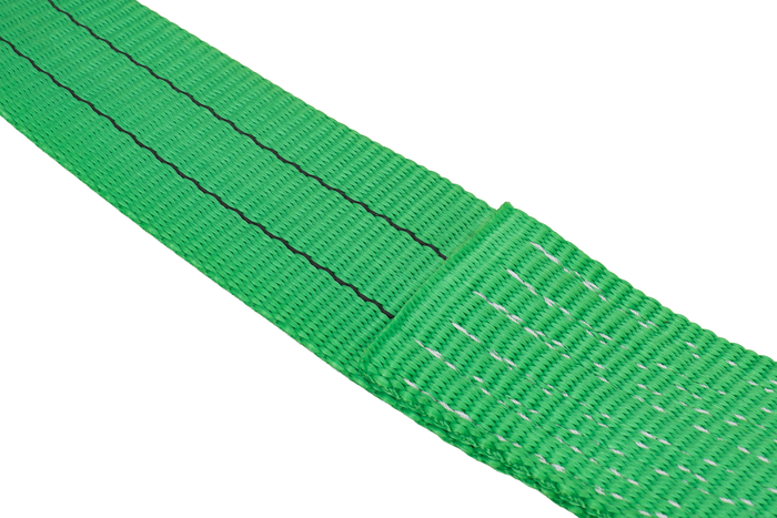 Tažné lano s háky HILLS tažný popruh 5m/60mm/6t zelený