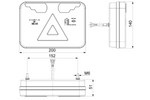 Zadní světla HORPOL LZD 3215+3216, kabel 2 m, 7 funkcí, levé+pravé
