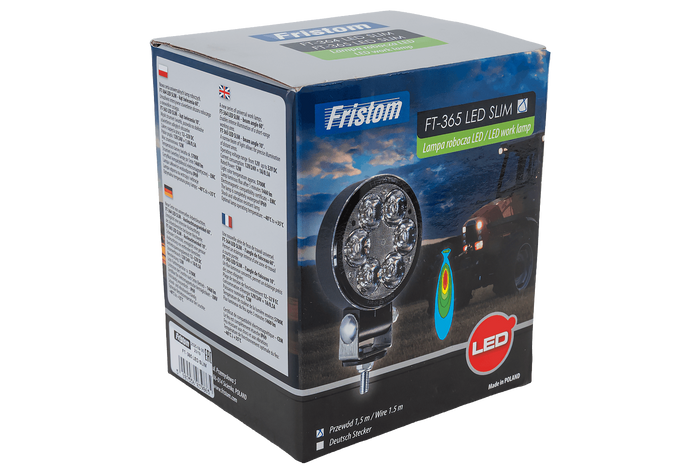 LED pracovní reflektorová svítilna FRISTOM FT-365 SLIM 6xLED 1500lm