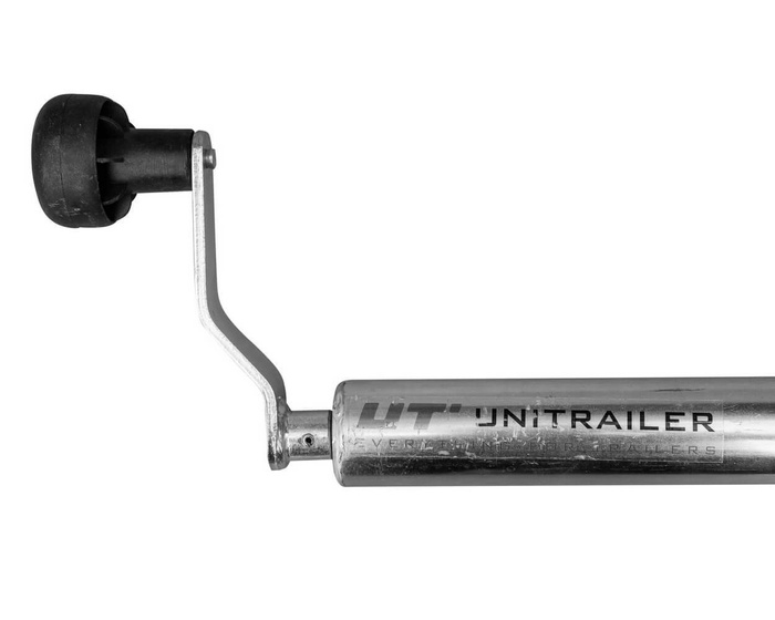 Zvedací plošina UNITRAILER s rukojeťmi pro sklápění a vykládání přívěsu o hmotnosti 1000 kg, 500-865 mm