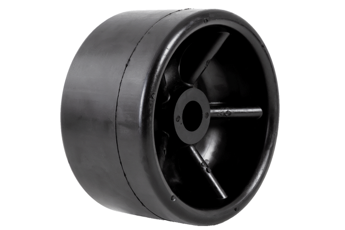 KNOTT posuvná kladka, gumová posuvná kladka 67 mm pro přívěs na loď