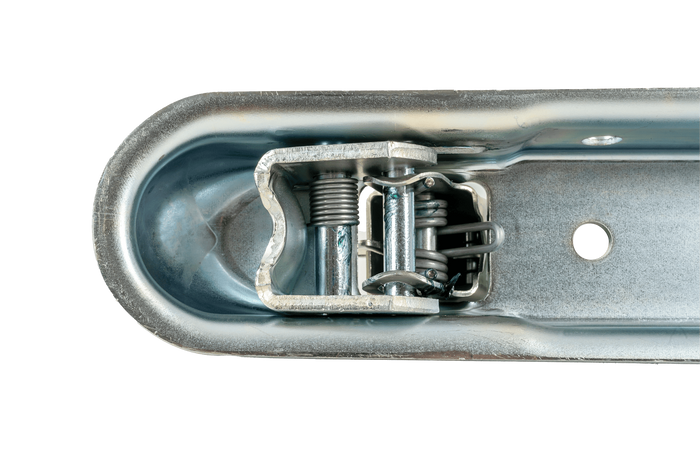 Kulové tažné zařízení KNOTT KQ14-B pro přívěs o hmotnosti 1400 kg s čtvercovou ojí o rozměru 60 mm