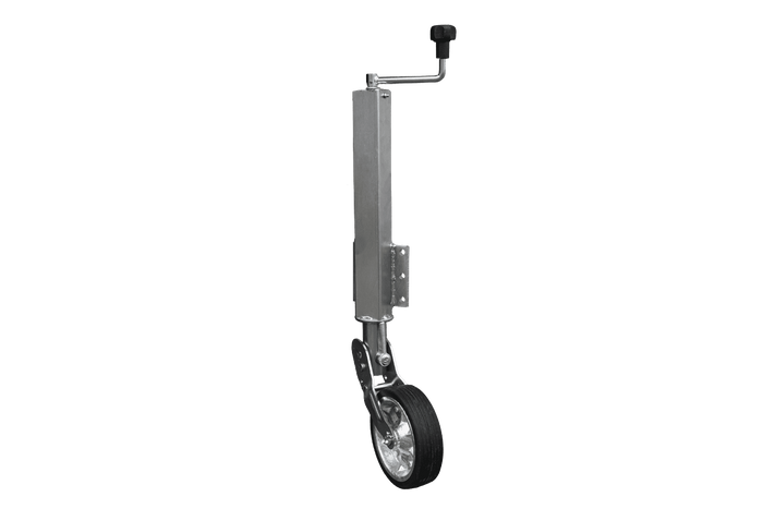Automatické opěrné kolo UNITRAILER s rukojetí 400 kg 60 mm 470-785 mm