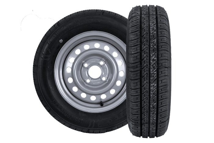 Sada dvou kol pro přívěs KENDA TIRE 165/70 R13 79N KENDA RIM 4Jx13&quot;H2 4x100 ET:30