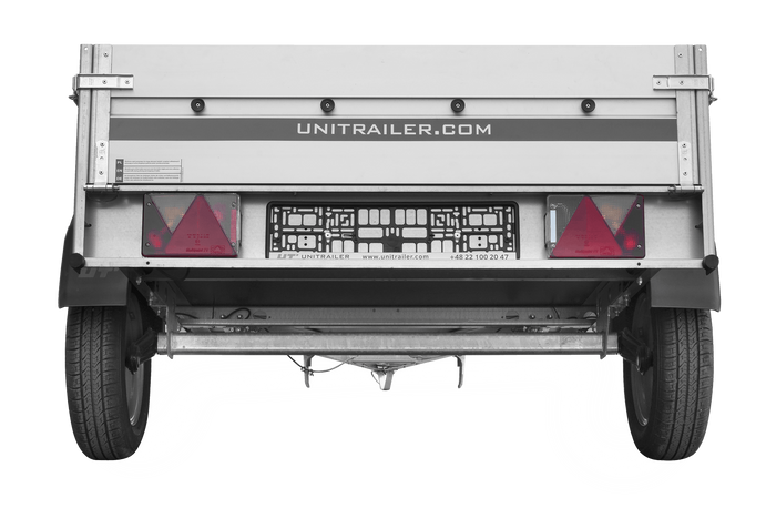 Přívěs s hliníkovými bočnicemi 200x125 Unitrailer Garden 201 KIPP ALU