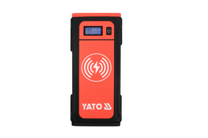 Powerbanka YATO YT-83085 pro startování 16000 mAh s indukčním nabíjením