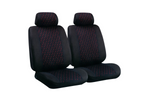 Sada potahů na autosedačky LAMPA Glamur černá, pro přední sedadla