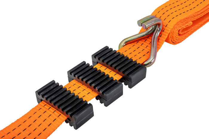 Sada čtyř tříbodových přepravních pásů s napínačem pro přívěs UNITRAILER 3m/50mm/4t oranžová