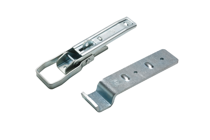 Boční tažné zařízení s přezkou WINTERHOFF BV 20-1 + kompletní boční uzávěr přívěsu BVG 20-A