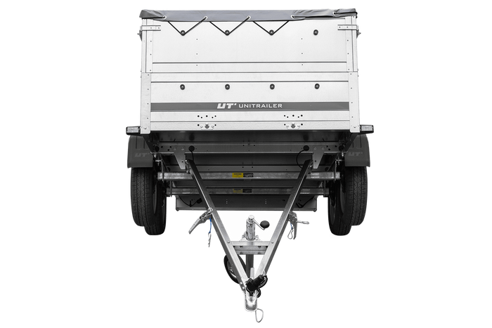 Přívěs Garden Trailer 264/2 KIPP s BIS bočnicemi, rámem H-0 a šedou plachtou