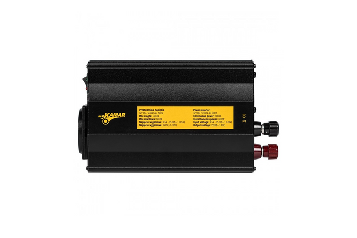 Měnič napětí 12V/230V (300/600W) KAMAR E1922