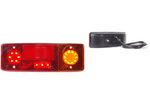 Zadní světlo WAŚ WE551DP 484 LED 4 funkce pravé