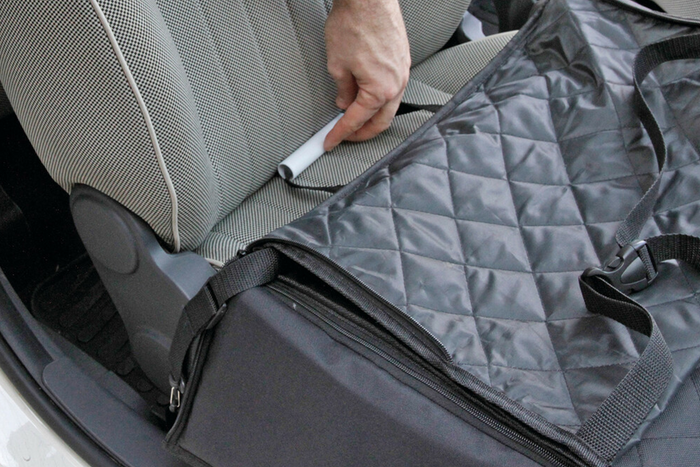 Přepravka pro psa LAMP, chránič autosedačky 40x40cm