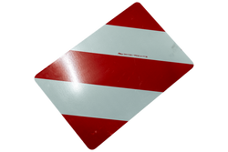 Výstražná cedule OUTLET „OVERSIZE“ HILLS vpravo