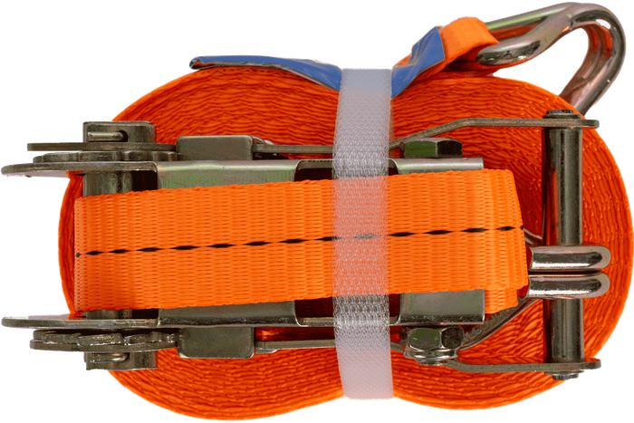 Sada čtyř oranžových přepravních pásů UNITRAILER 10m/25mm/1t s napínákem