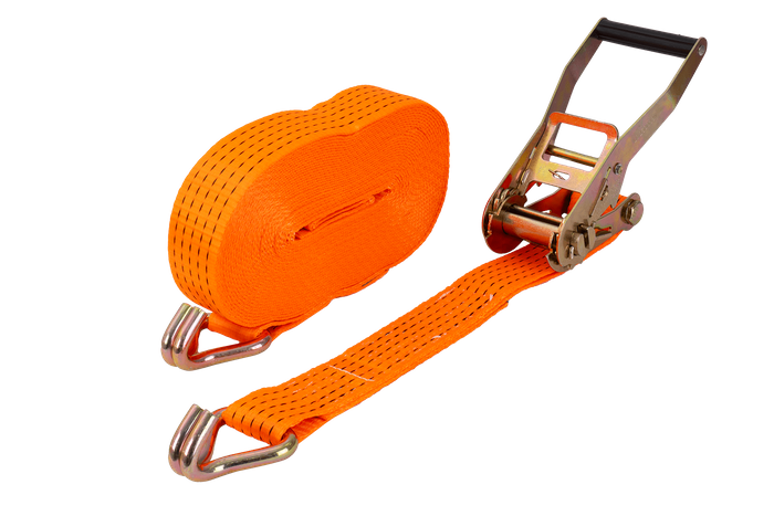 UNITRAILER 15m/50mm/5t oranžový přepravní pás s napínákem