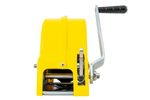 Ruční naviják 450 KG s páskem KNOTT, žluté pouzdro