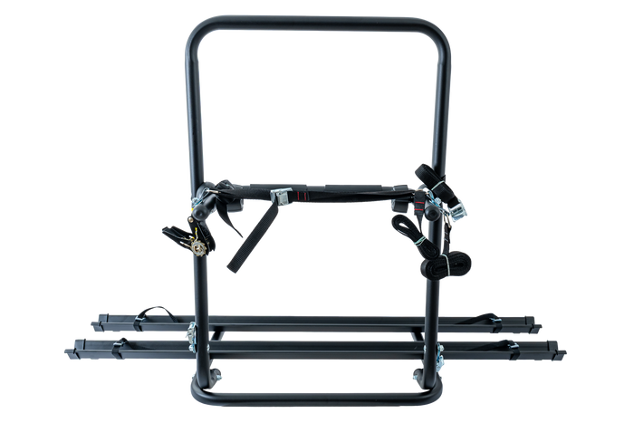 Nosič kol Peruzzo Brennero 4x4 s rezervním kolem - nosič na 2 kola s ližinami (černý)