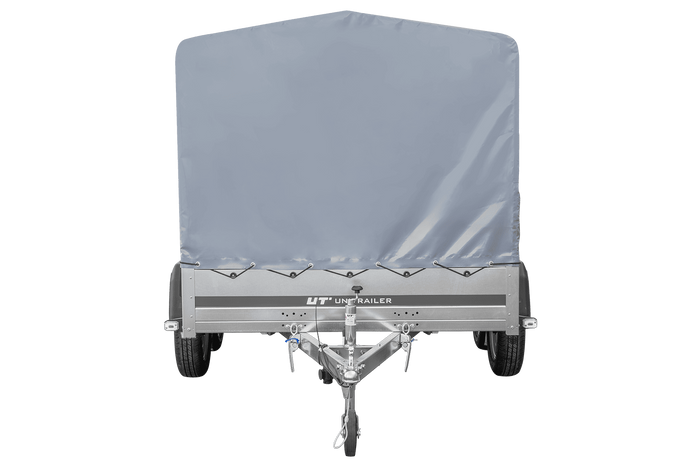 Dvounápravový přívěs 264x150 UNITRAILER GARDEN 265/2 KIPP s rámem H-1100 a šedým krytem