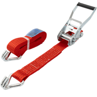 UNITRAILER 4m/50mm/5t červený přepravní pás s napínákem