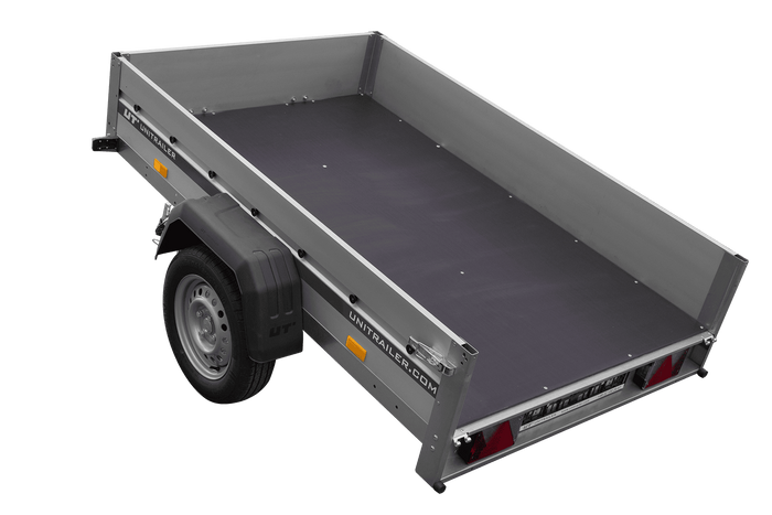 Přívěs s hliníkovými bočnicemi 200x125 Unitrailer Garden 201 KIPP ALU