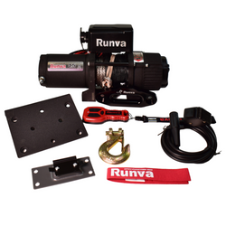 Elektrický naviják pro přívěs RUNVA EWP3500A 12V 1588kg s lanem 12,8m
