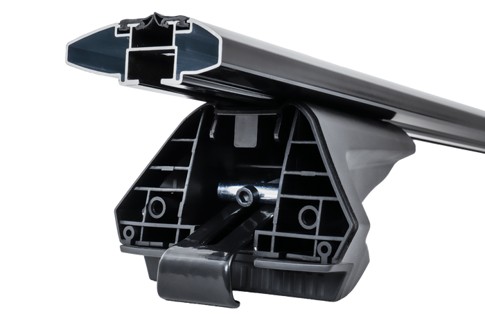 Střešní nosič Inter Pack Virgo IR 110 (G2) s integrovanými lyžinami (černý)