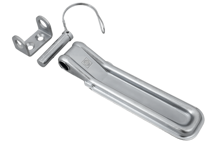 Boční pant s úchytkou a závorou WINTERHOFF BSCH 10-17-220+BSCHG 10-17-B+BSCHG 10-17-B kompletní boční montáž na přívěs