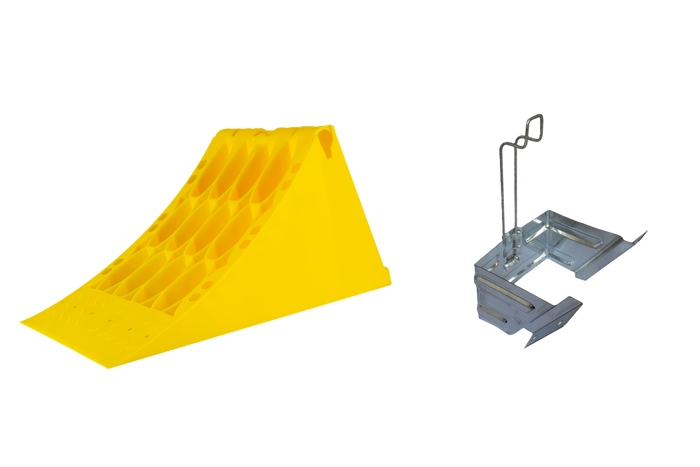 Klín pod kolo G46 s montážním držákem LOKHEN výška: 190 mm