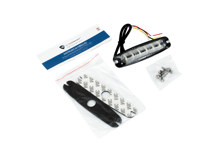 Výstražné světlo TT Technology TT.155-6B Ultra Slim LED modrá
