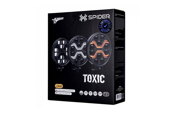 LED pracovní reflektorová svítilna KAMAR X-SPIDER TOXIC L3440 10xLED 80W