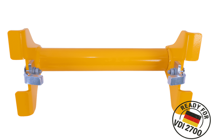 Univerzální klín pod kola PRAMAR Radstopper VDI 2700 žlutý pro odtahovku