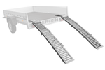Skládací ocelové nájezdové rampy UNITRAILER ALR005 pro přívěsy 200 cm, nosnost 500 kg, sada 2 ks