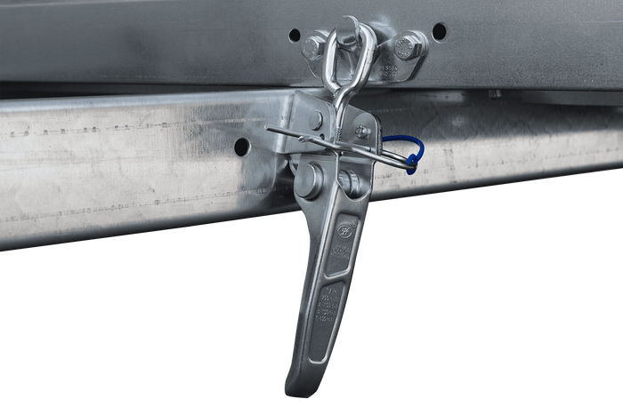 Přívěs pro auto 264x125 UNITRAILER GARDEN 264 KIPP s rámem H-1100 a šedou plachtou